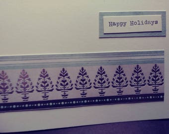 Wintry Happy Holiday Cards