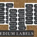 Chalkboard sticker labels bulk