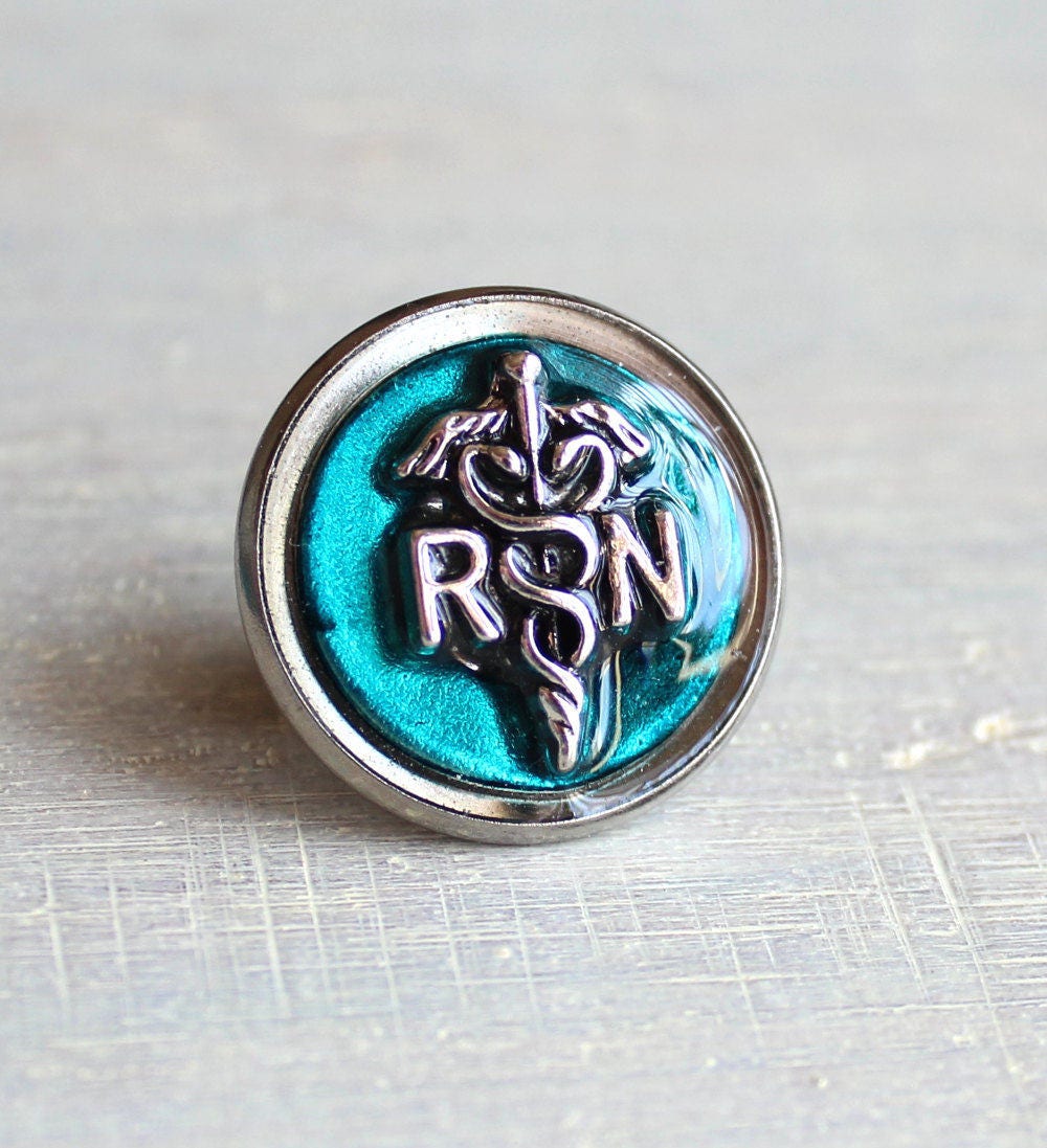 Blue Nurse Pin Nursing Pin Registered Nurse Rn Pin Tie