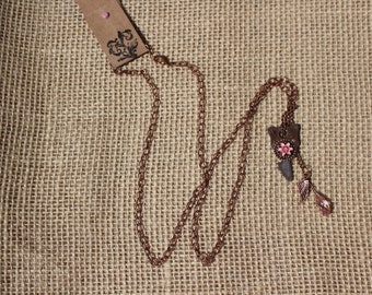 Vintage Key Necklace with Vintage Elements