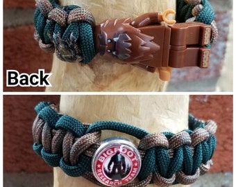 Bigfoot brick figure bracelet