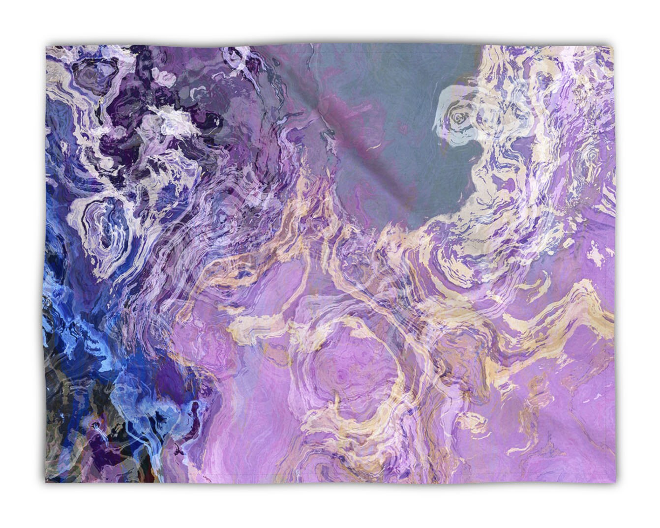 Abstract Art plush fleece blanket throw 50x60 60x80