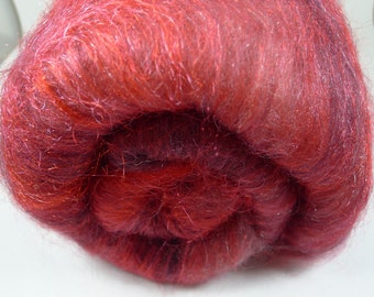 Ruby Slippers 80/20 Merino/ Silk, Angelina, and Firestar, 3.0 oz (SKU13)