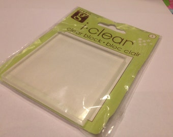 clear stamp block, 65 mm (A11)