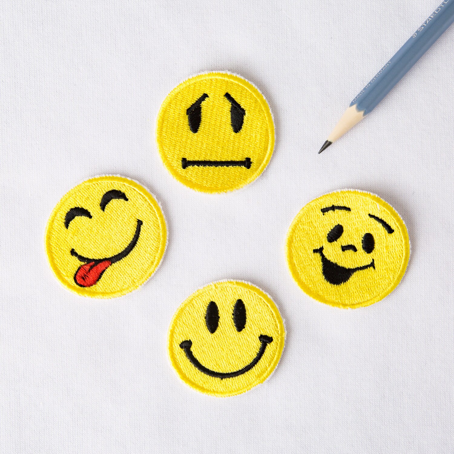 Smile patch Emoji patch Embroidered badge Patch badge Tumblr