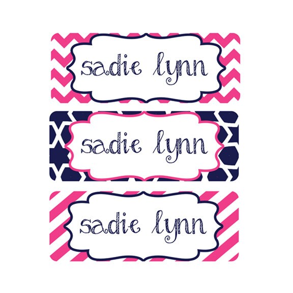 Name labels to print