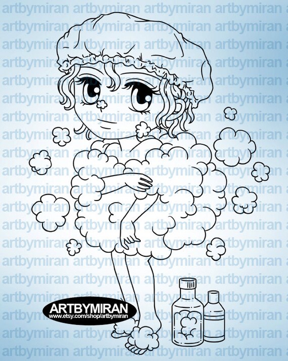 Digital Stamp Buffie238 Digi Coloring Page