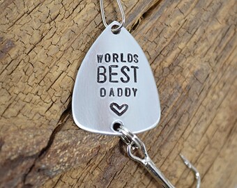 Personalized Fishing Lures - Worlds Best Daddy - Gifts for Dad - Fishing Lures - Gifts for Fishermen - Birthday Gift - Custom Fishing Lure