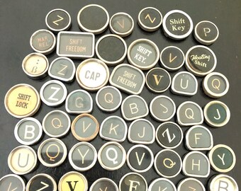 Vintage TYPEWRITER Keys Lot 50 Keys Lot 10