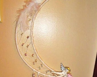 Moonbeams and angels dreamcatcher