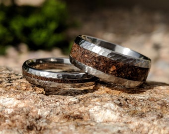 New Infinity His and Hers Set Titanium Wedding Rings
