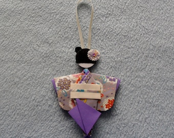 Kokeshi geisha origami Japanese paper 241 decoration