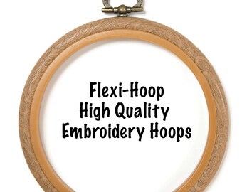 Flexi Hoop Plastic Embroidery Hoop - various sizes and shapes