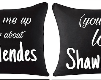 Customizable Shawn Mendes Pillowcase