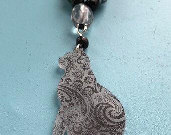 Paisley Kitty Necklace
