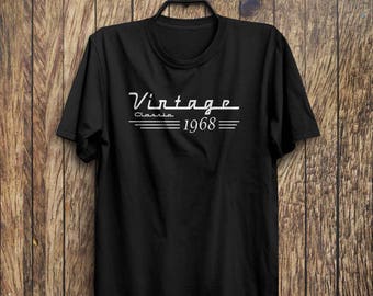 50th Birthday Gift - 50th Birthday Shirt - Born in 1968 Birthday Shirt - Birthday Gift For 50th Birthday - Dad Birthday - Grandpa Birthday