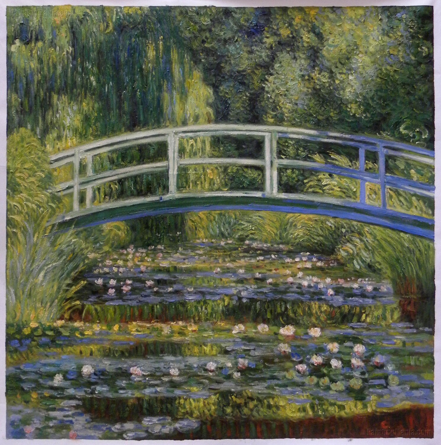 The Water Lily Pond 1899 Claude Monet Hand painted Oil