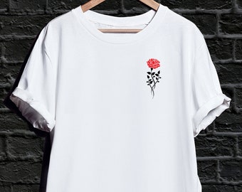 Rose shirt | Etsy