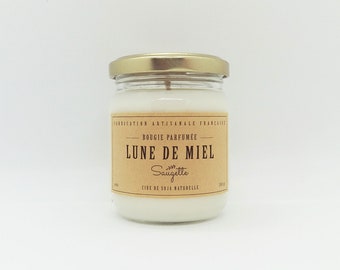Honeymoon - handcrafted scented soy wax candle