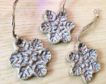 Opal Snowflake Ornament