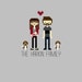 Cross Stitch Pattern - Custom Family 2-6 figures//Gifts for Her//Gifts for Him//Anniversary Gifts//Family//Kids & Baby