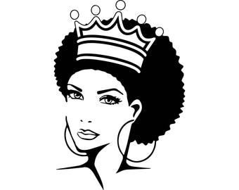 Download Afro queen art | Etsy