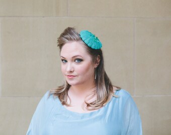 Jade Seashell Fascinator