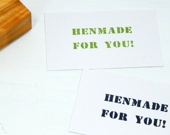 HENMADE FOR YOU! Olive Wood Stamp