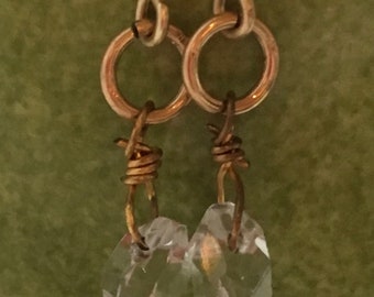 Crystal Pierced Earrings