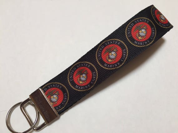 US Marine Corps Key Fob Keychain wristlet