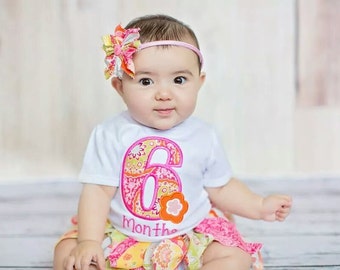 Fabric tutu and matching flower headband
