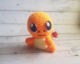 Crochet Pokemon | Pokemon plush | Pokemon go | charmander plush | Pokemon amigurumi | Crochet Charmander | charmander amigurumi