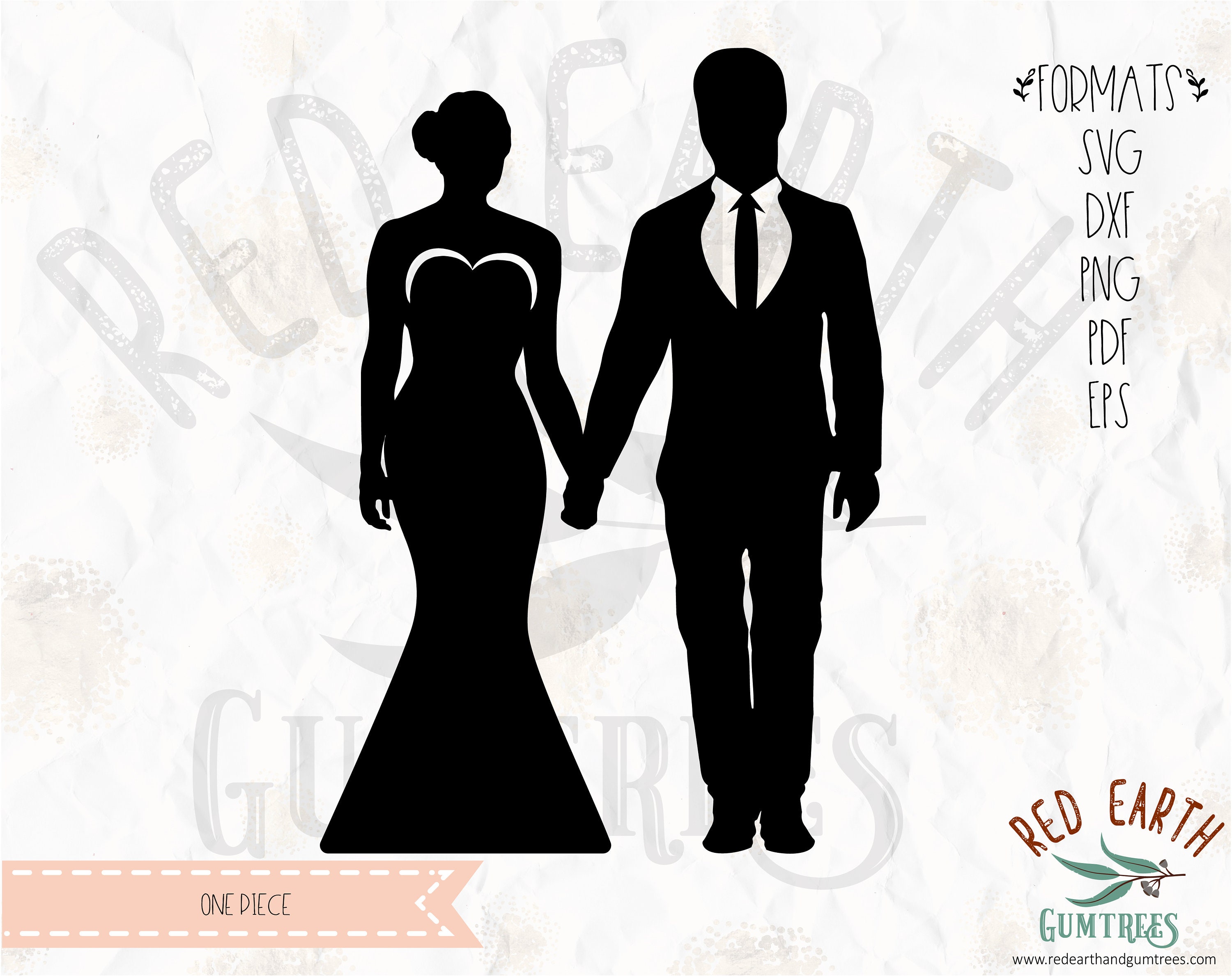 Download Bride groom holding hands Wedding SVG PNG DXF Pdf for