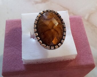 Brown Adjustable ring (3)