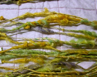 suri alpaca homegrown handspun organic dreadlocks set of 6