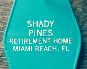 on Sale! Teal Golden Girls Inspired Keytag