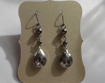 CLEARANCE SALE - Only 6 left, Pearlized Sand Tan Earring Display Cards, Earring Card, Display Card