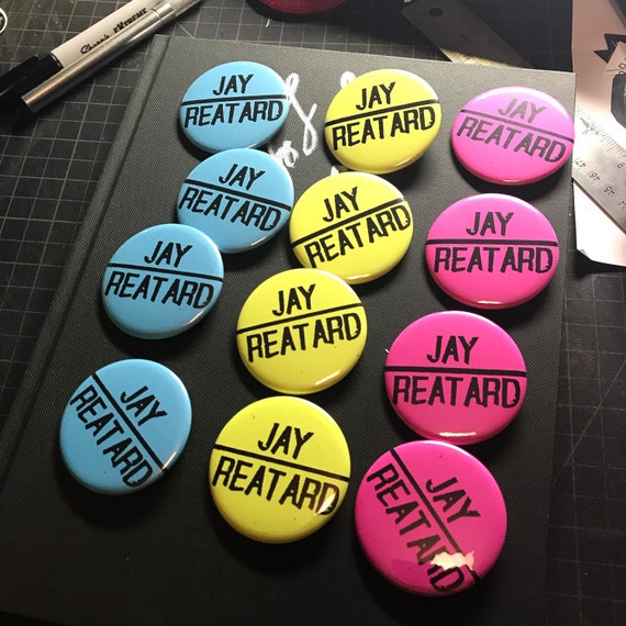 Big 2.25" Jay Reatard Pin