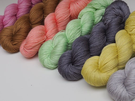 Little Smile Colour Set Silk Merino Blend Fingering Weight Yarn