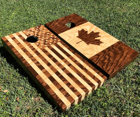 Custom Cornhole Boards Almost Any Flag Canada America