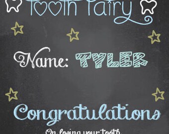 Tooth Fairy Certificate