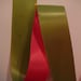 3 partial spools of 1.5" reversible double faced satin