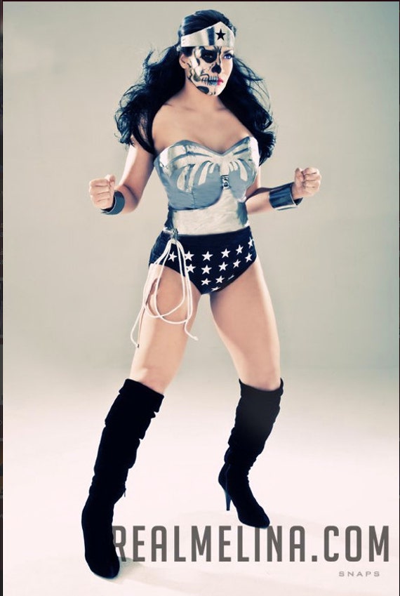 Full Dark Evil Wonder Woman Costume Without Cape Order