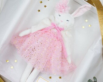 Honey Bunny Handcrafted Doll