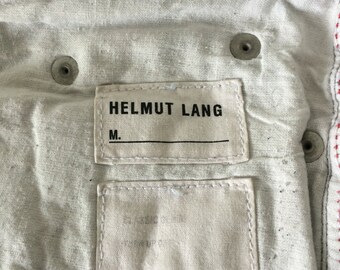 Helmut LANG gris pantalones vaqueros Vintage 1990 de los hombres