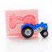 Tractor Mold - Silicone Mold - Mould - Food safe mold - Resin mold - Jewelry mold - Fondant mold - Sugar mold - Flexible mold (805)