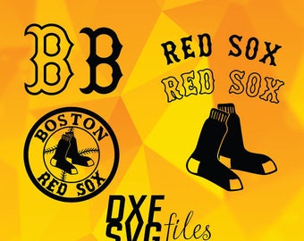 Boston Red Sox logos in SVG / Dxf / Png files INSTANT DOWNLOAD!