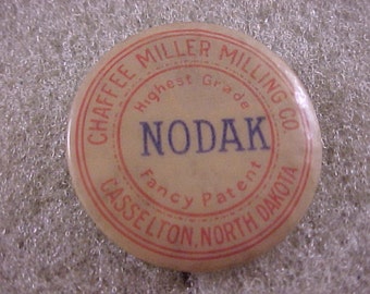 1930s Chaffee Miller Milling Company - Vintage Pinback Button
