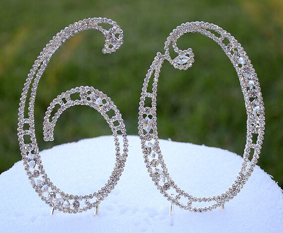 New Large 5 Crystal Rhinestone NUMBER SIXTY 60 Cake New Large 5 Crystal Rhinestone NUMBER SIXTY 60 Cake