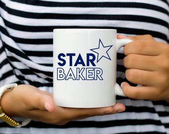 Great British Baking Show Coffee Mug | Star Baker Mug | Coffee Mug | Friend Gift | Pop Culture Mug | GBBO | Mary Berry | Paul Hollywood